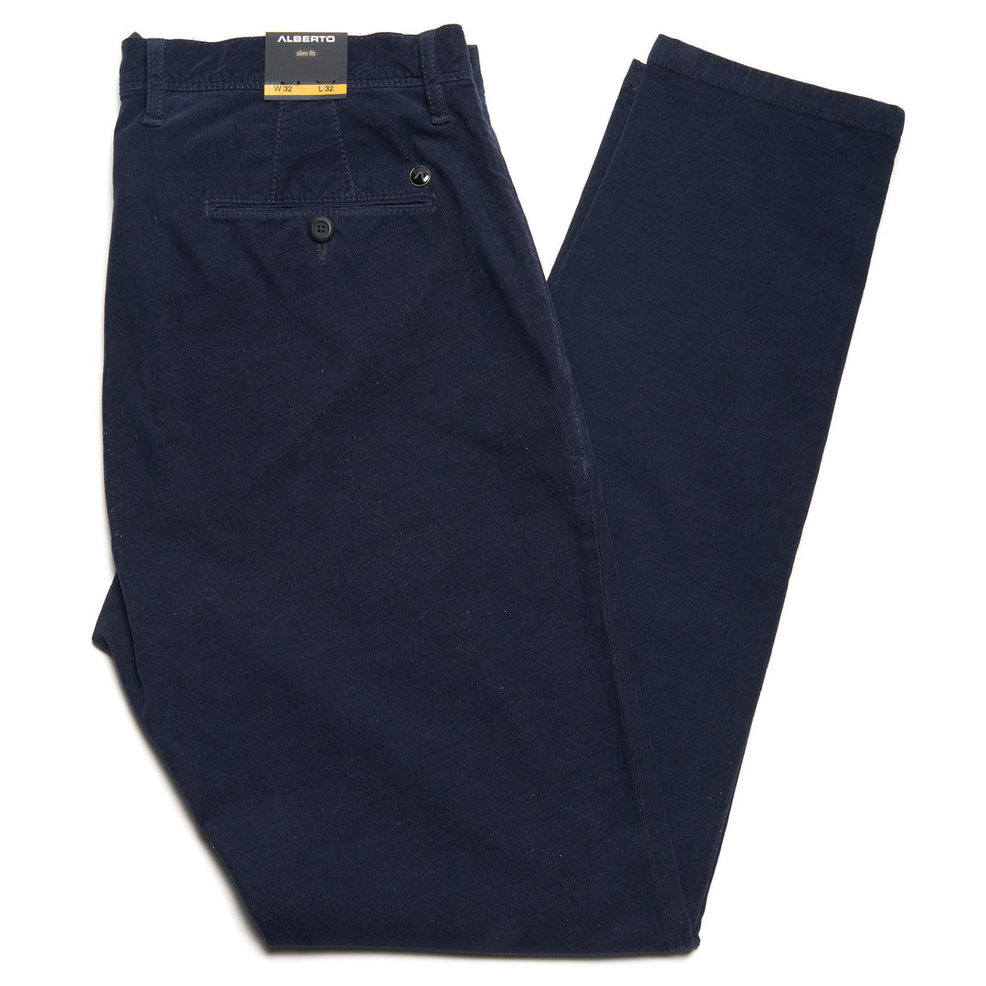 Alberto Pipe Soft Twill Pant 1607 in Navy
