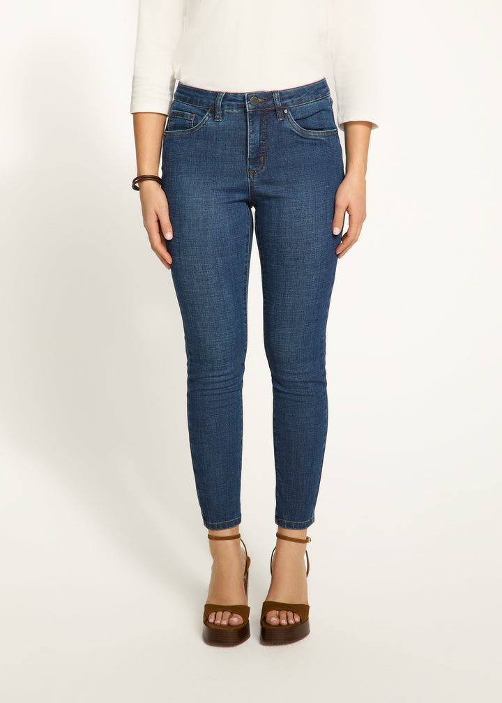 Olivia Slim Ankle Denim - Dark Wash