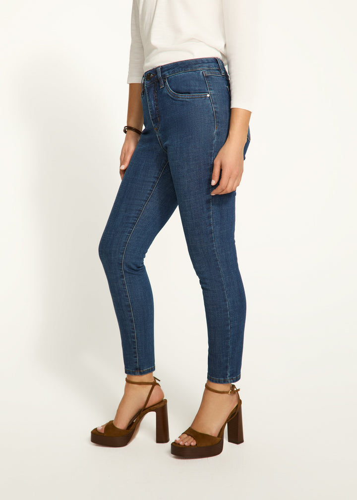 Olivia Slim Ankle Denim - Dark Wash