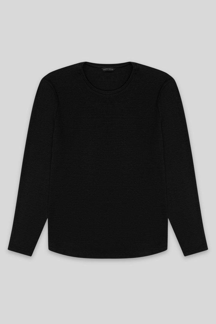 Dann Long Ribbed Noir