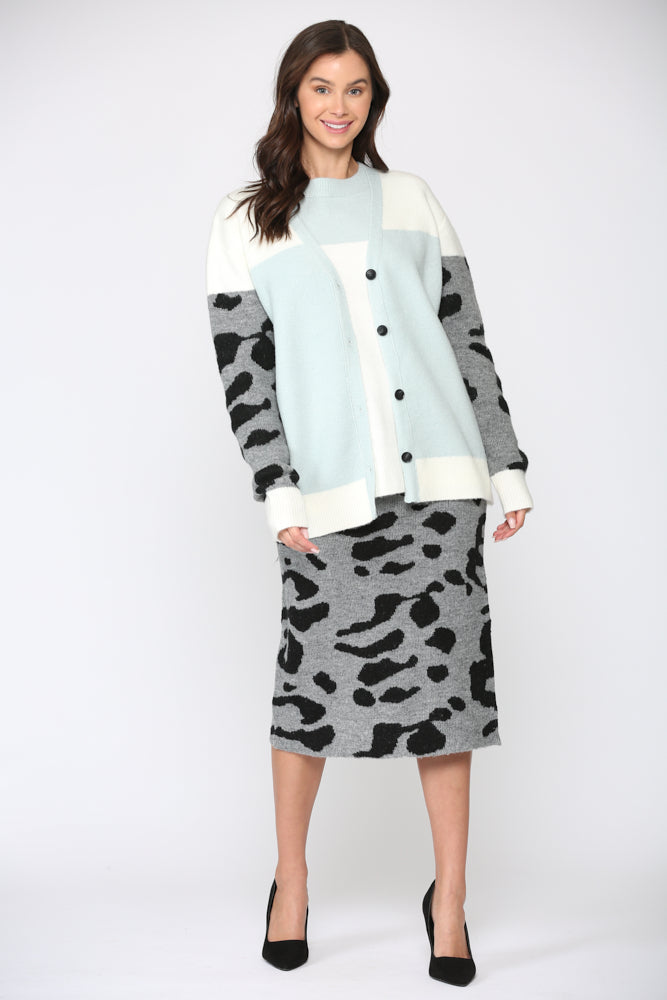 Stacy Stretch Sweater Knitted Cardigan
