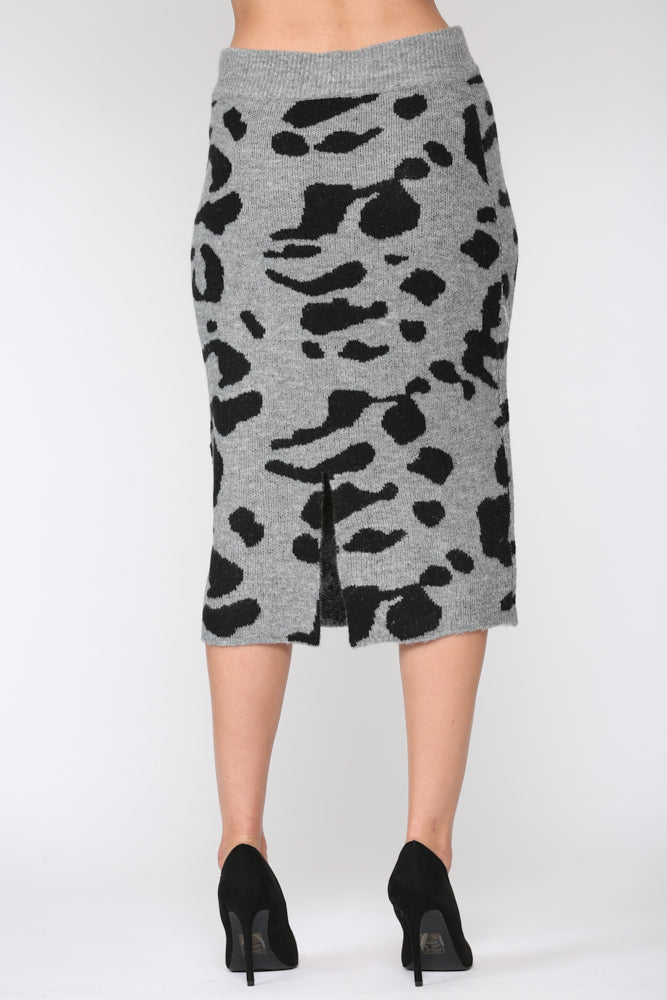 Samara Stretch Knitted Sweater Skirt