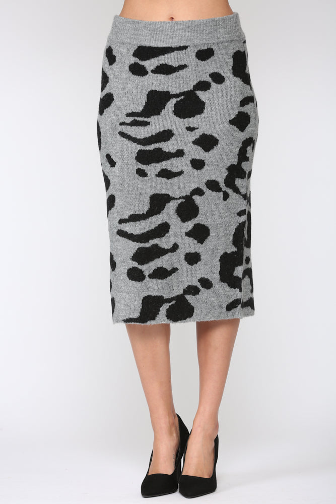 Samara Stretch Knitted Sweater Skirt