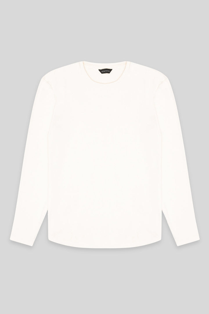 Dann Long Ribbed Vintage Blanc