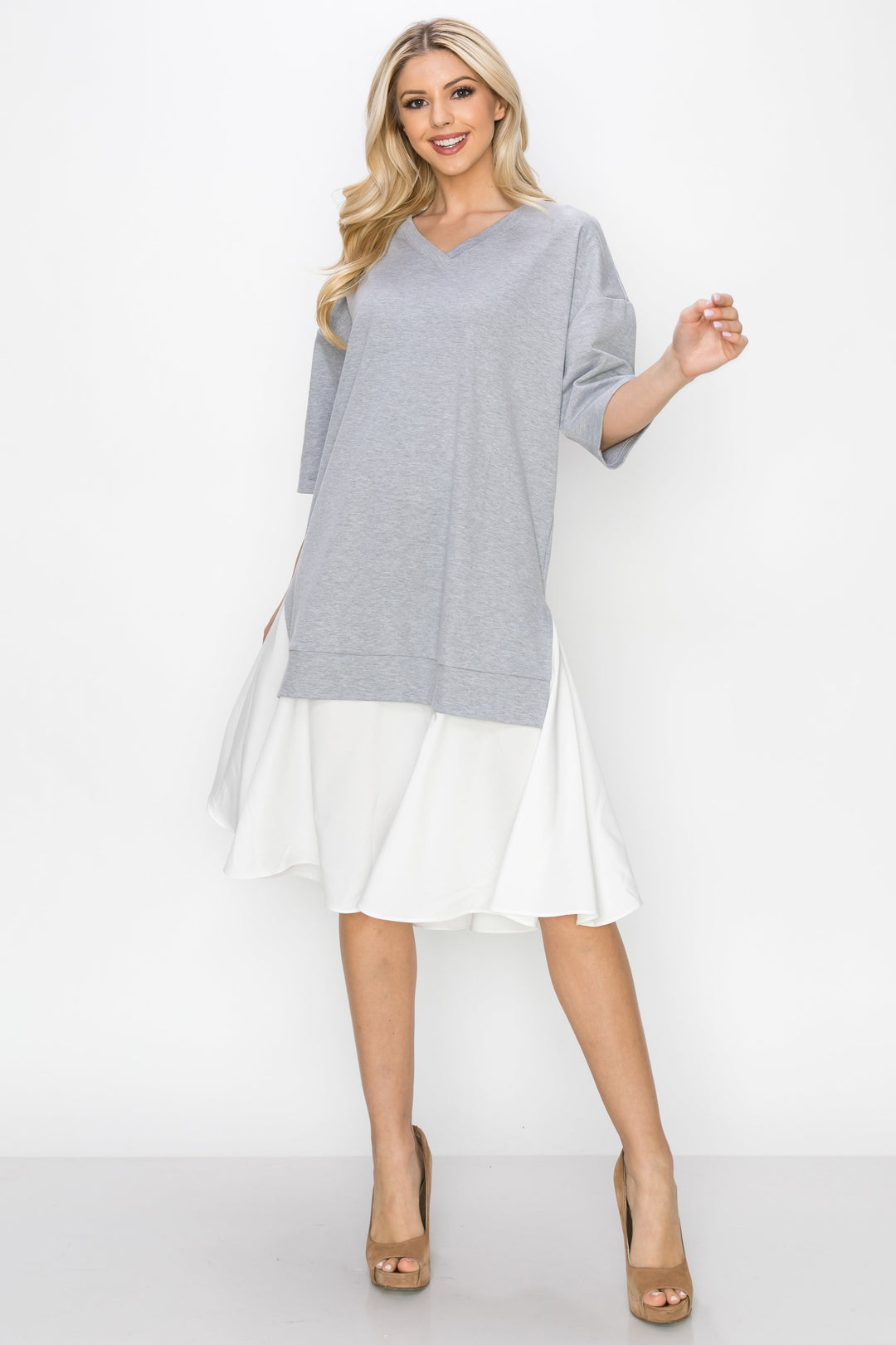 Rena Stretch Pointe Knit Dress