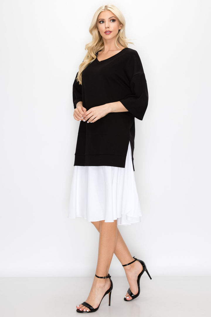 Rena Stretch Pointe Knit Dress