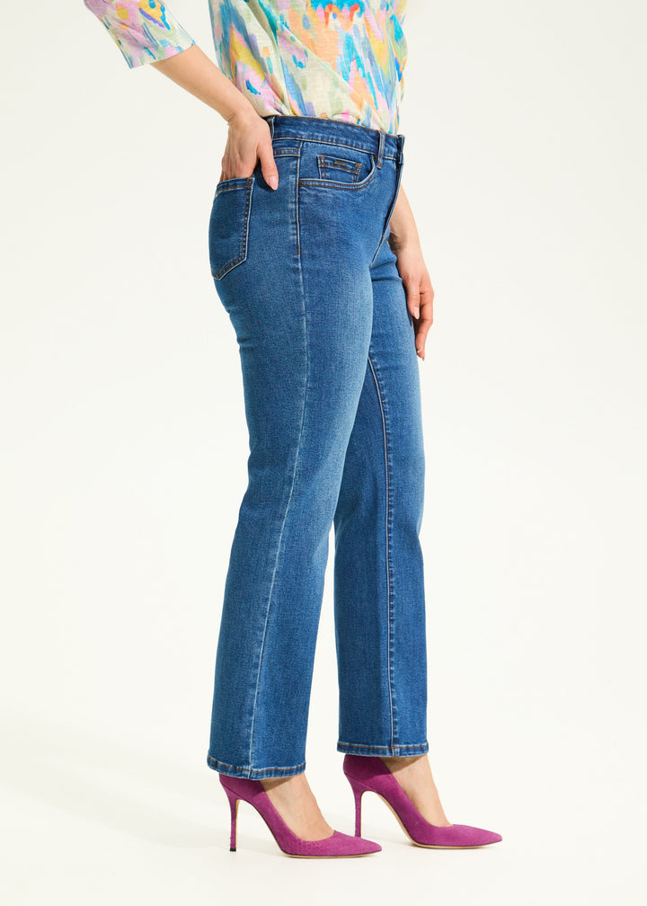 Olivia Boot Ankle Denim Pant - Medium Wash