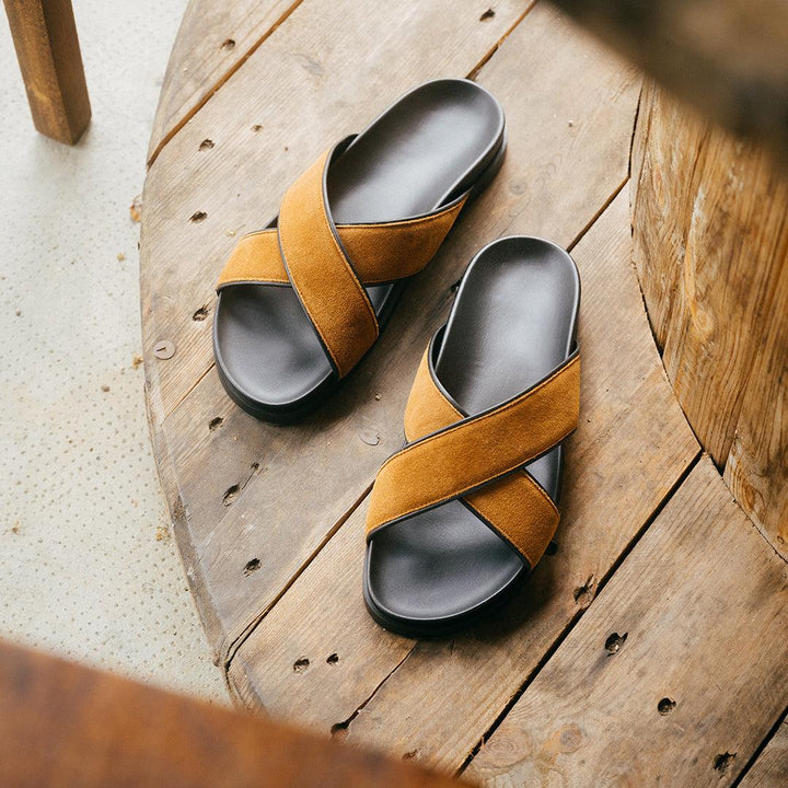Women's Tan Amalfi Crossover Sandal