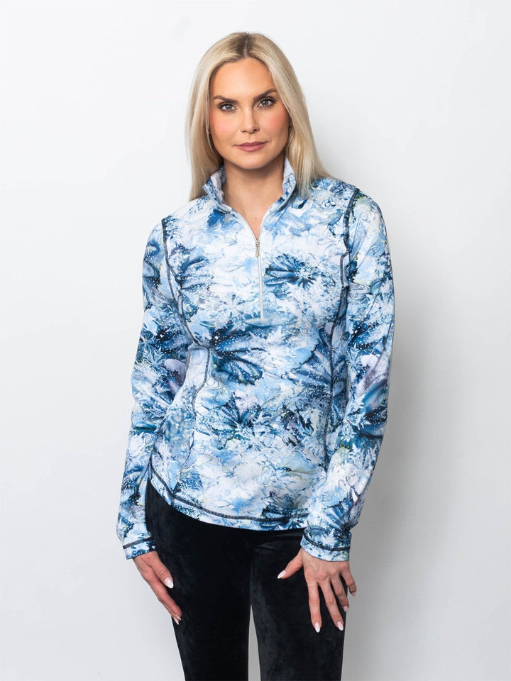 Microfiber Quarter Zip Top