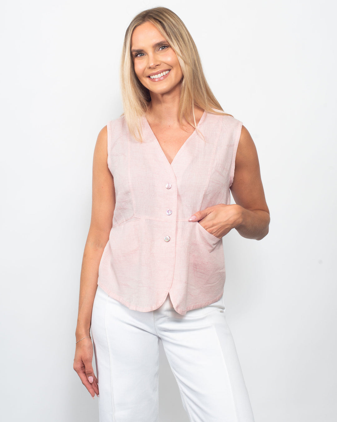 Cotton/Viscose Vest