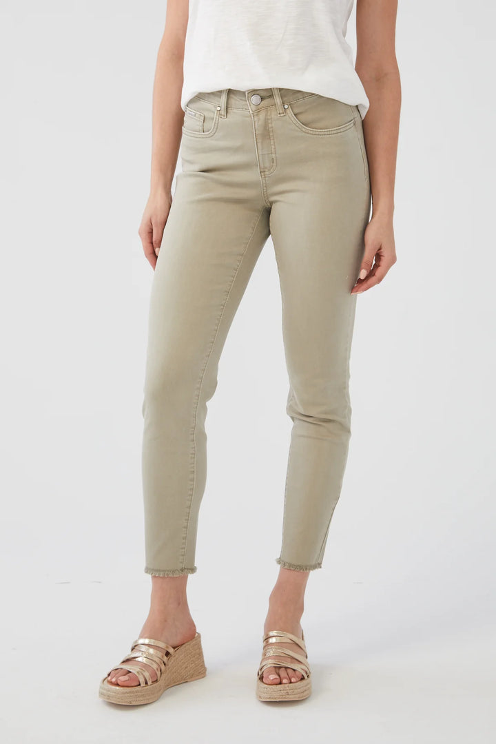 Olivia Slim Ankle in Euro Twill