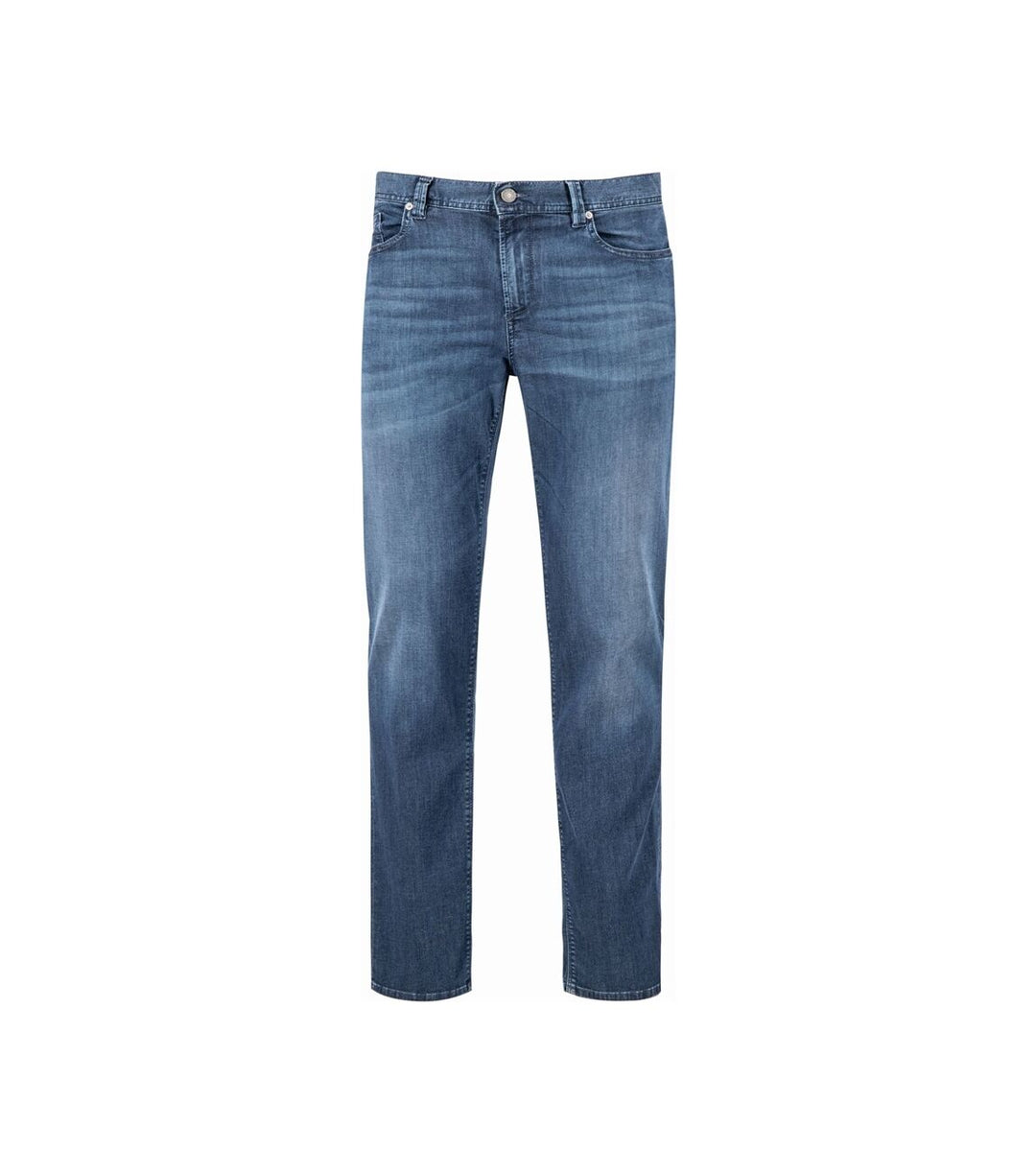 Alberto Dark Blue Tencel Denim Jean