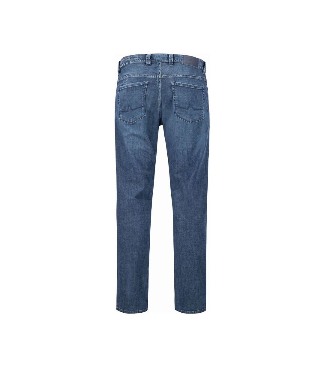 Alberto Dark Blue Tencel Denim Jean