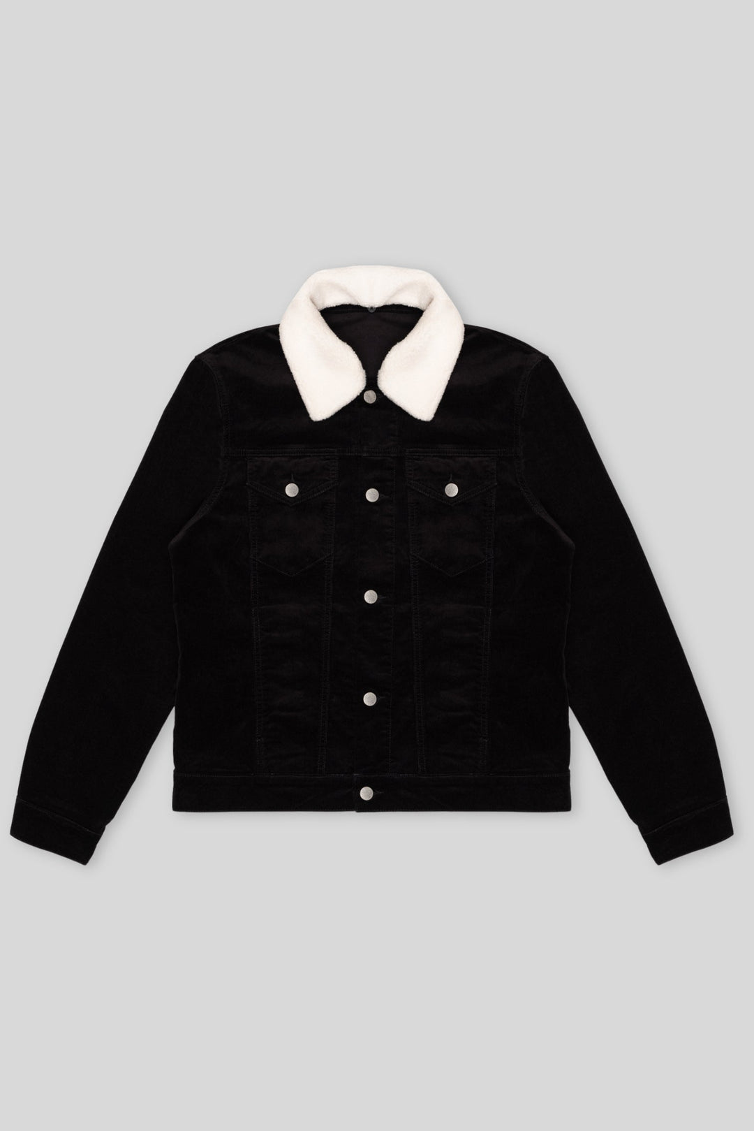 Dean Needle Cord Noir Sherpa