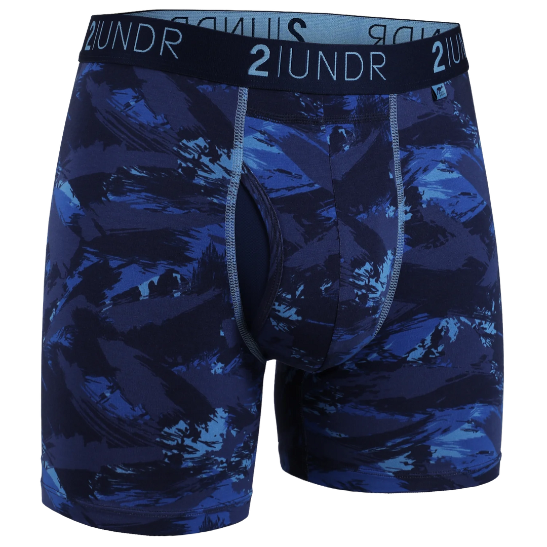 Swing Shift Boxer Brief - Blue Storm