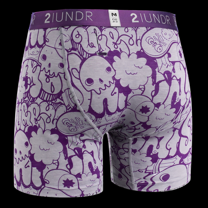 Swing Shift Boxer Brief - Skulled