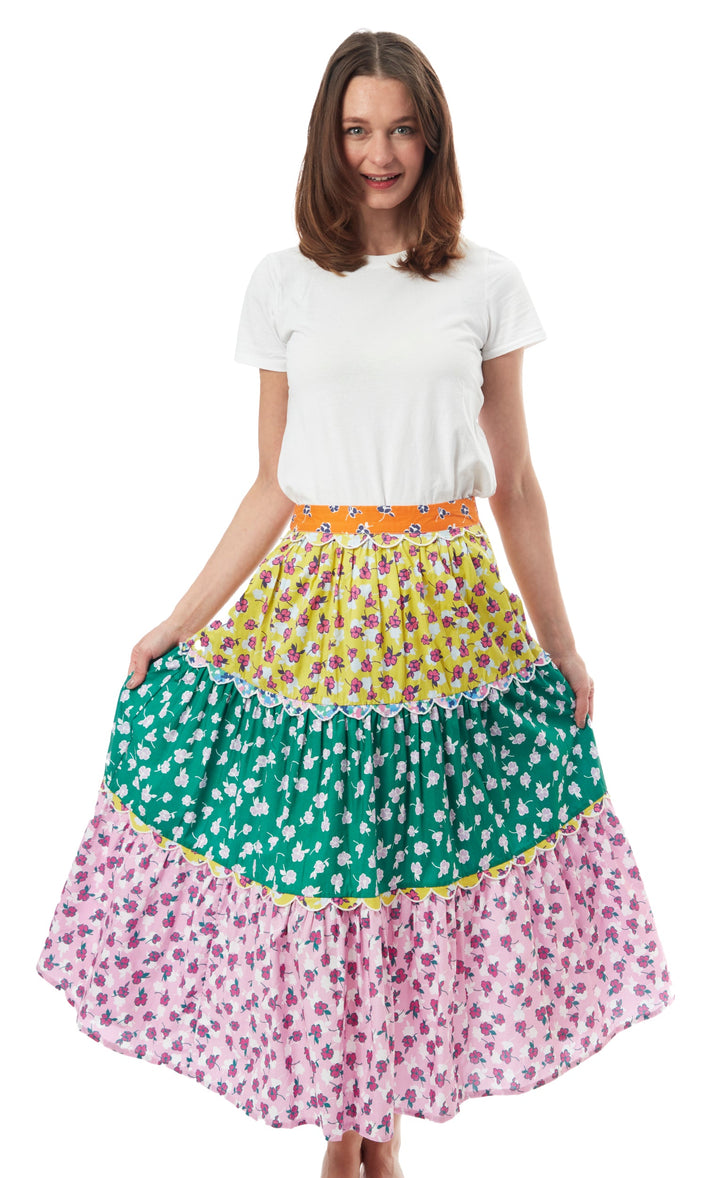 Woodstock Skirt With Embroidery