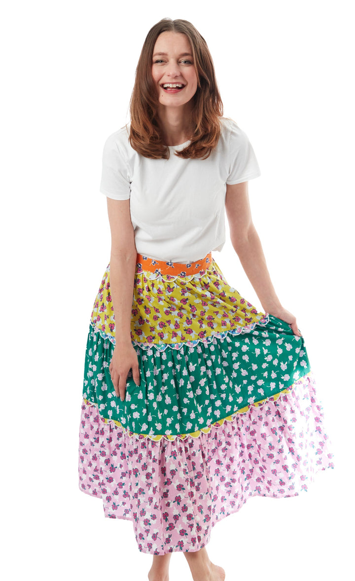 Woodstock Skirt With Embroidery
