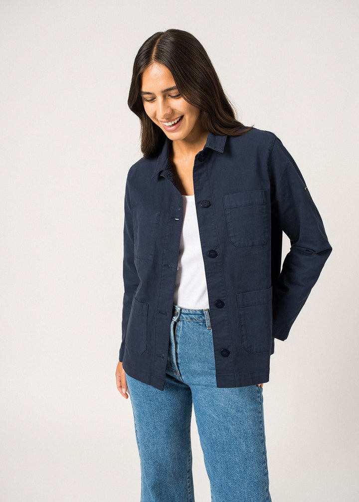 ALIZE - French Chore Jacket for Women (NAVY)