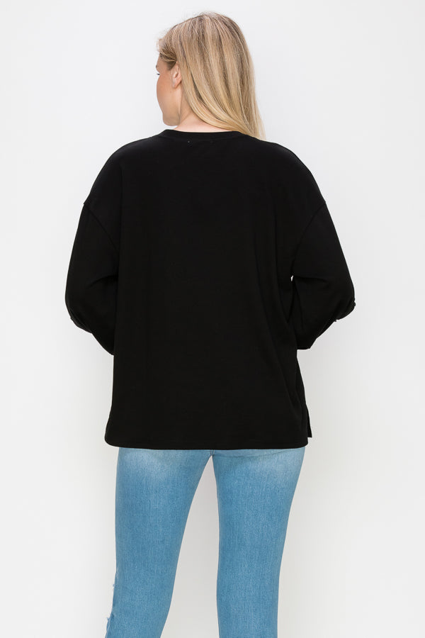 Rainy Stretch Pointe Knit Lace Top