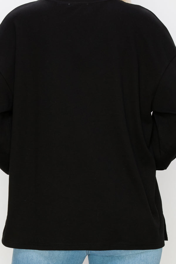Rainy Stretch Pointe Knit Lace Top