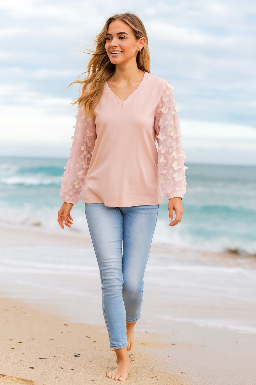 Rihanna Pointe Knit with Butterflies