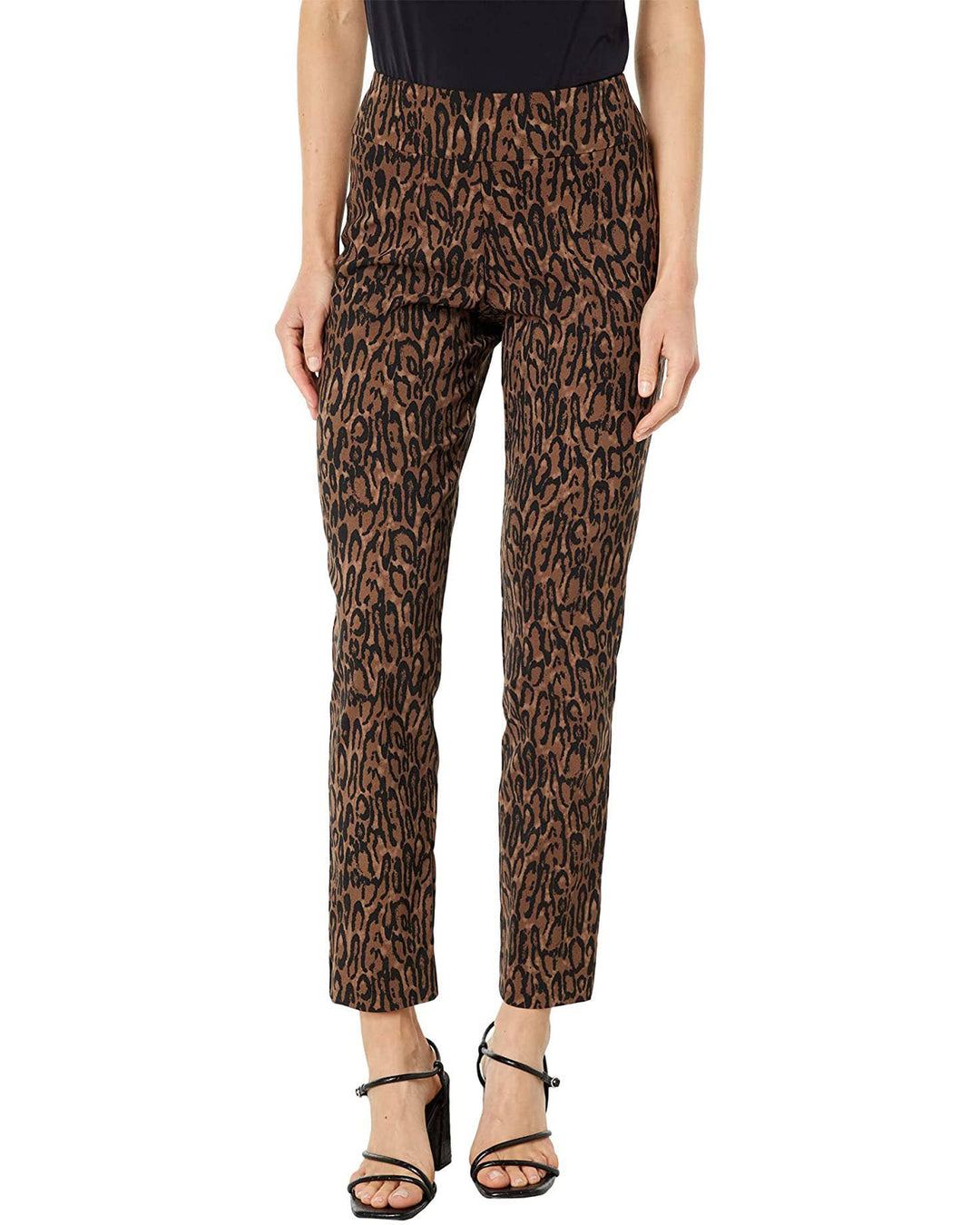 Krazy Larry P507 Ankle Pull on Pant - Brown Tiger