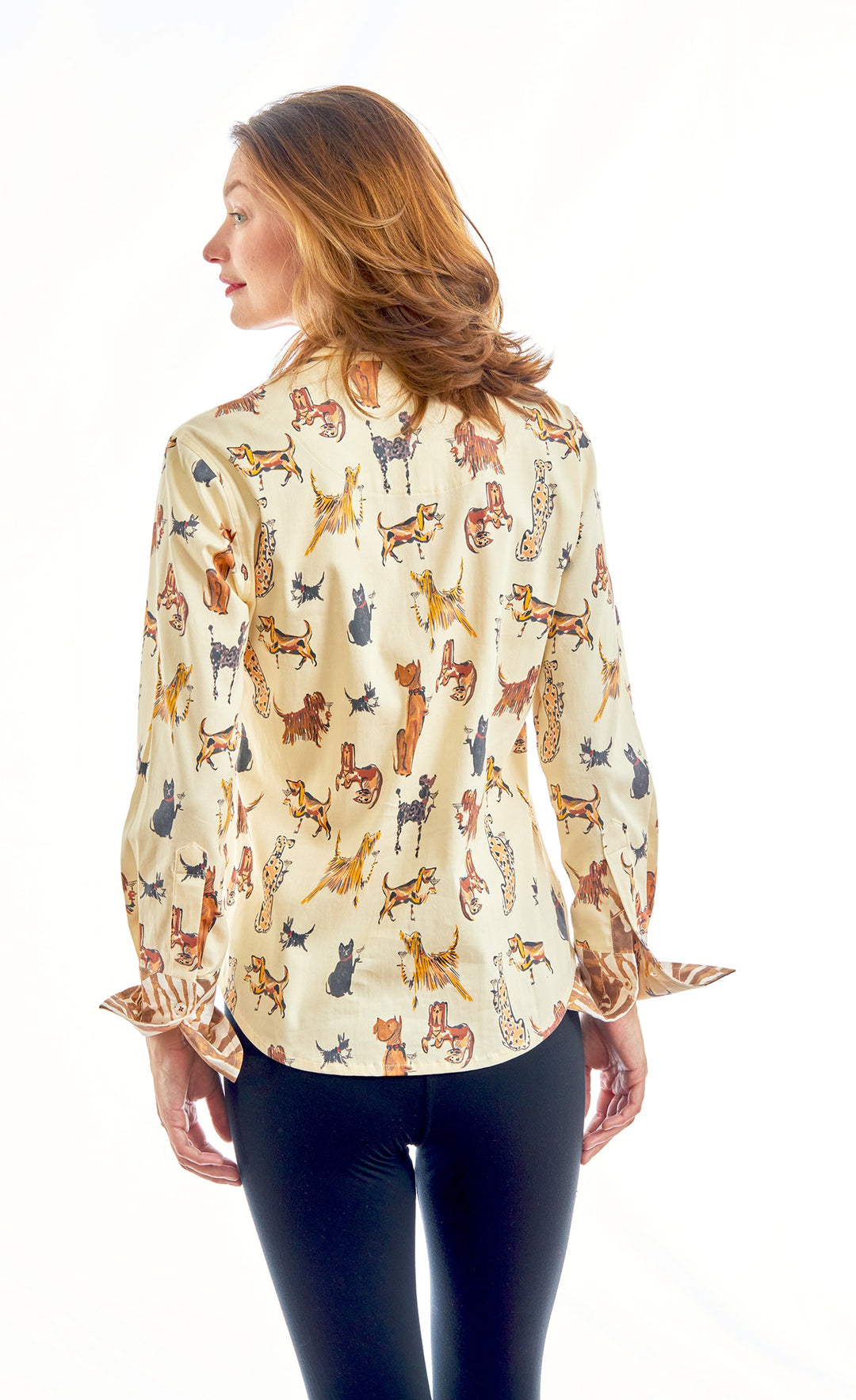 Rome Shirt With Doggies And Kitties Sipping Cocktails