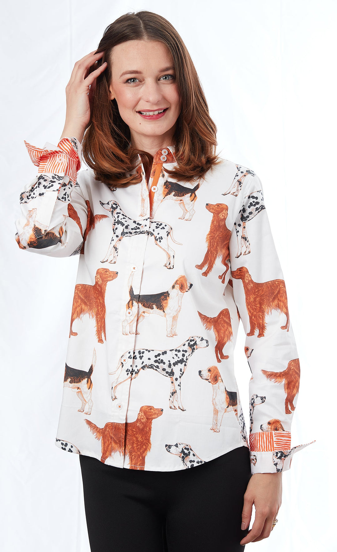 Rome Shirt Doggies Print