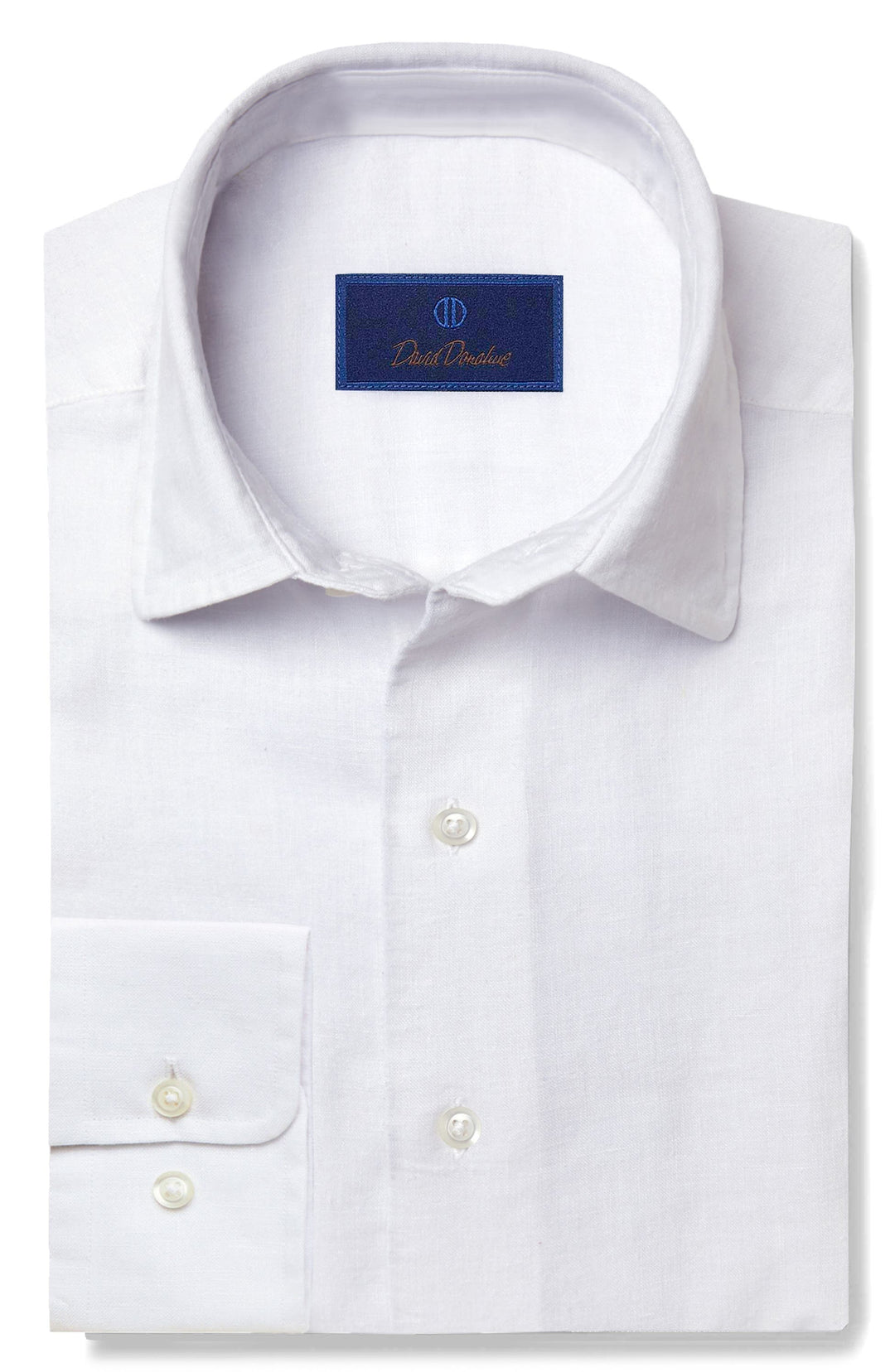 david donahue trim fit dress shirts David Donahue Men's Trim Fit Check Cotton Dobby Dress Shirrt - Blue