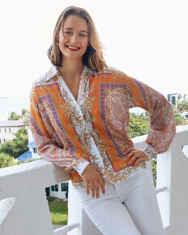Buckhead Boxy Top Engineered Print