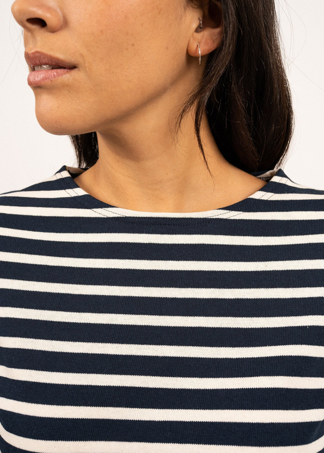 MERIDAME II - Authentic Breton Shirt (NAVY / ECRU)