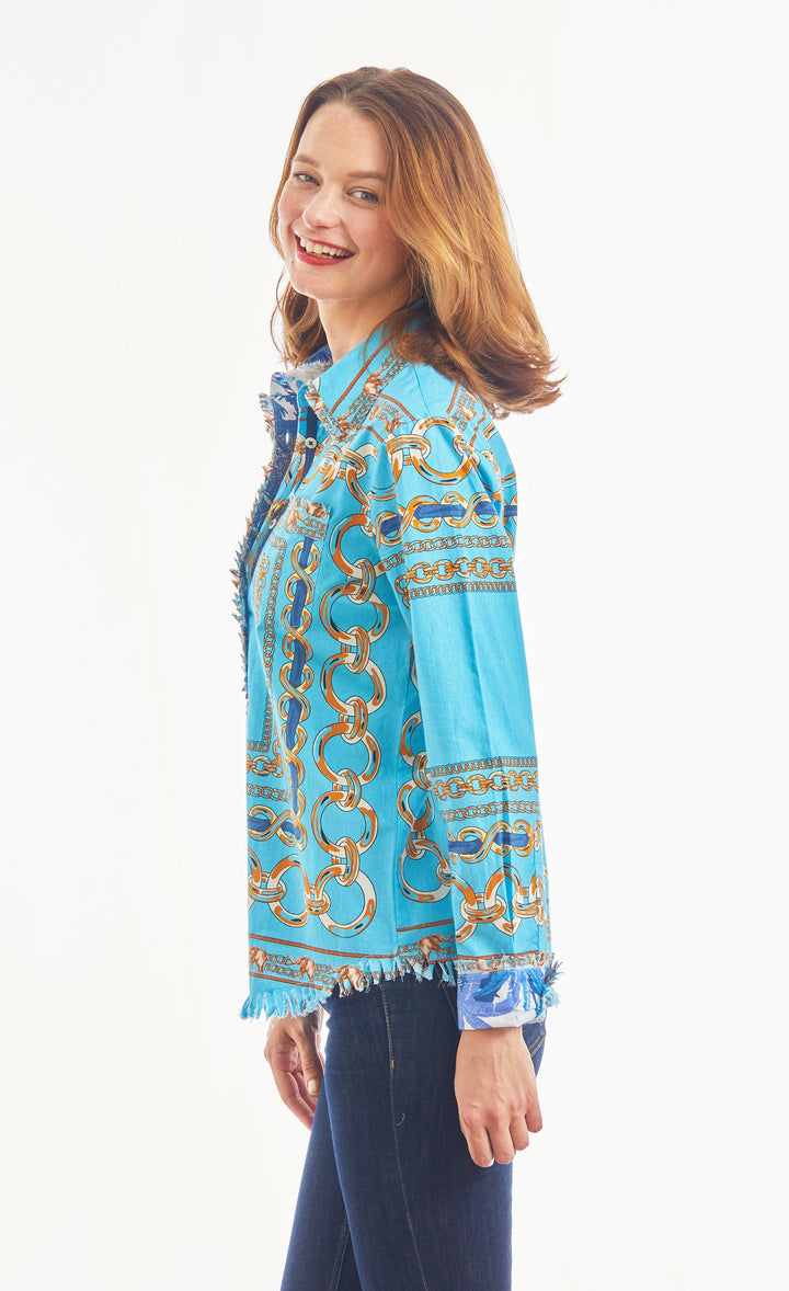 Cape Cod Tunic Blue Links
