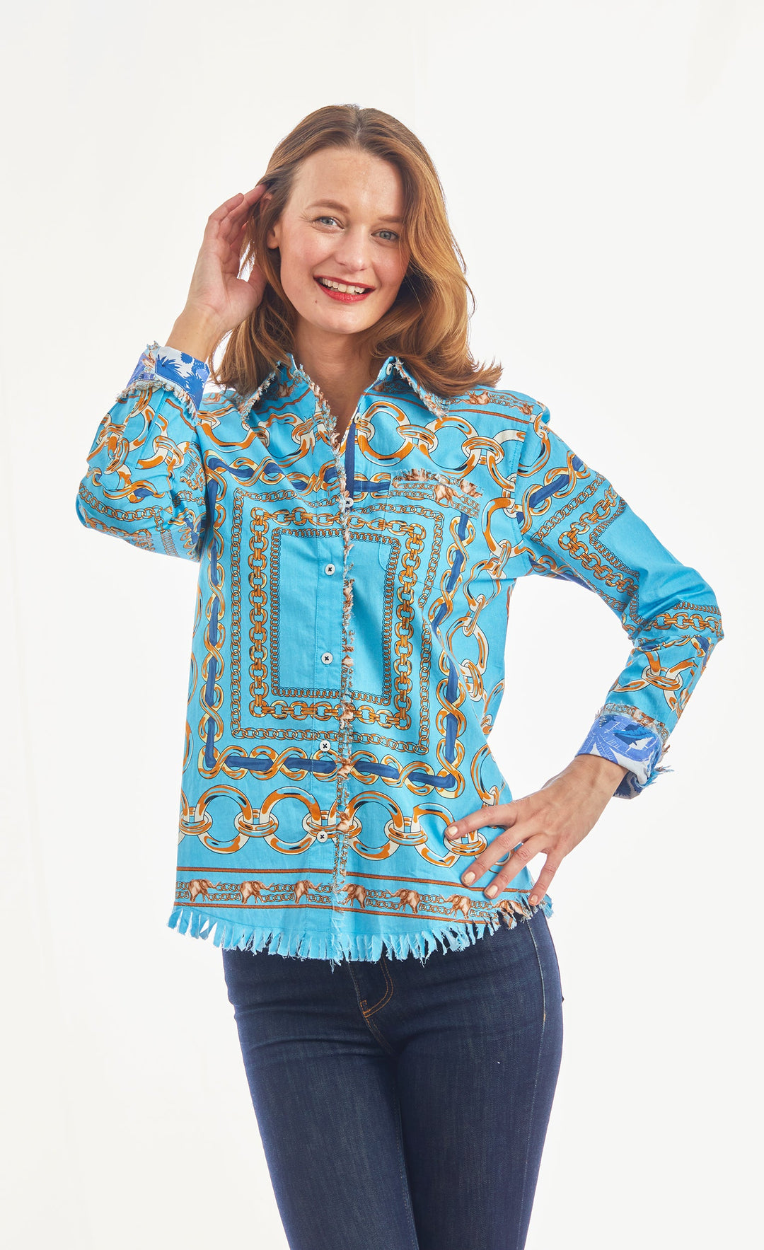 Cape Cod Tunic Blue Links