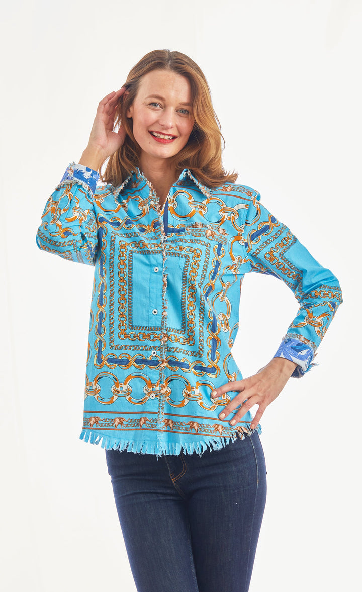 Cape Cod Tunic Blue Links