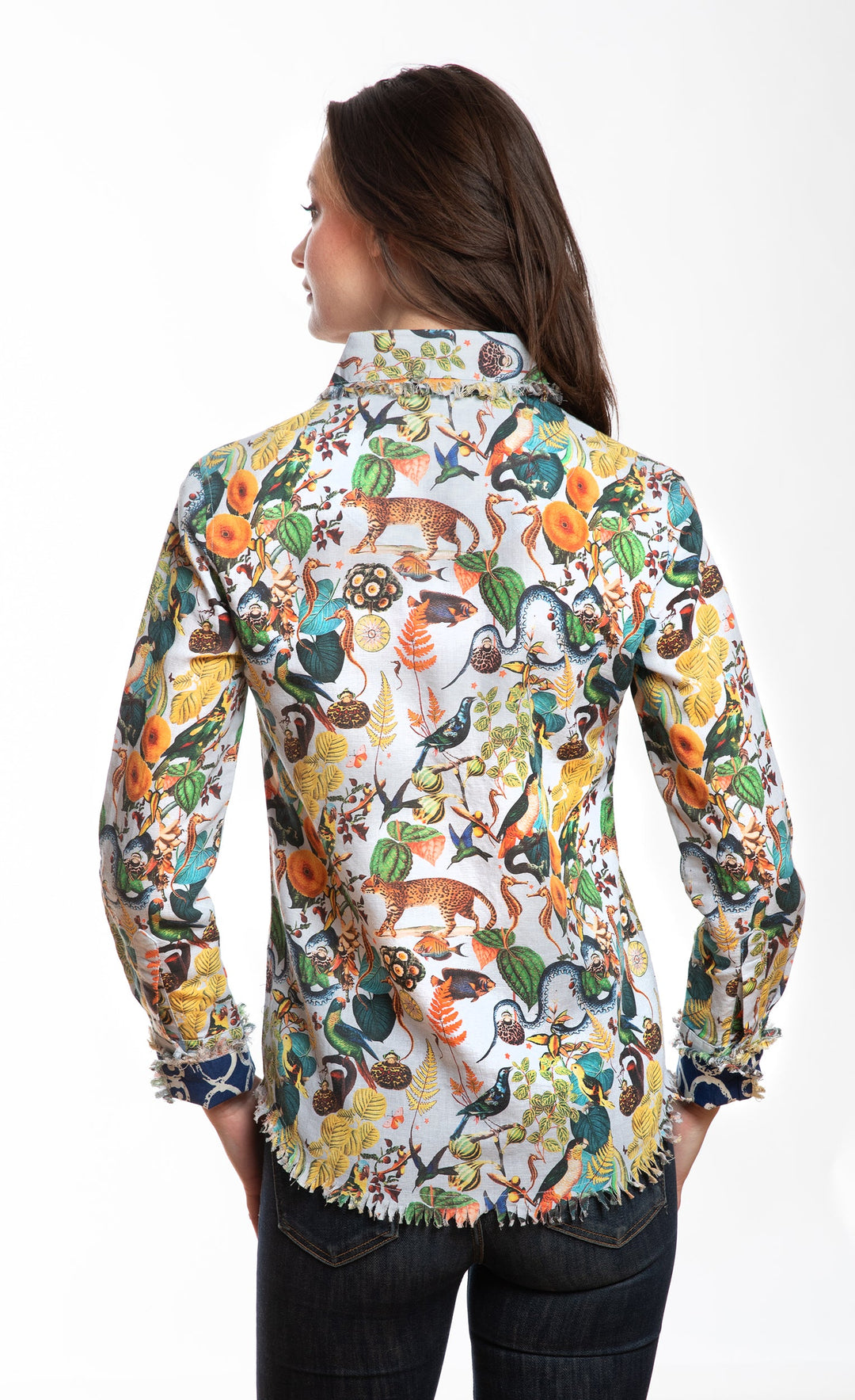 Cape Cod Top with Flowers and Creatures