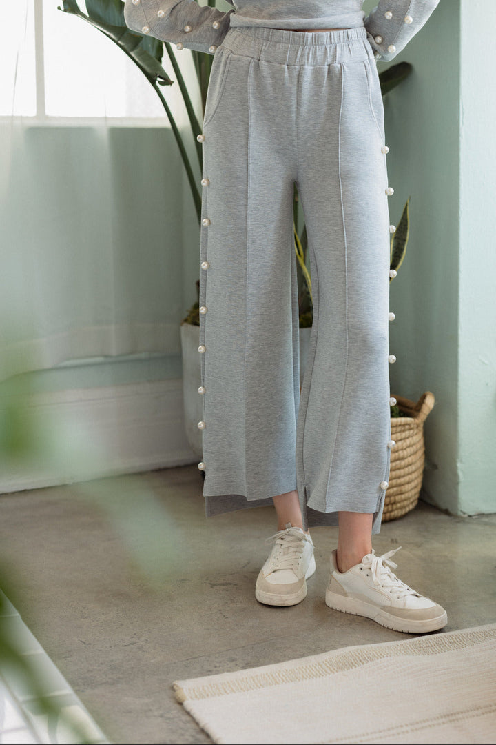 Farrah French Scuba Pearl Pant