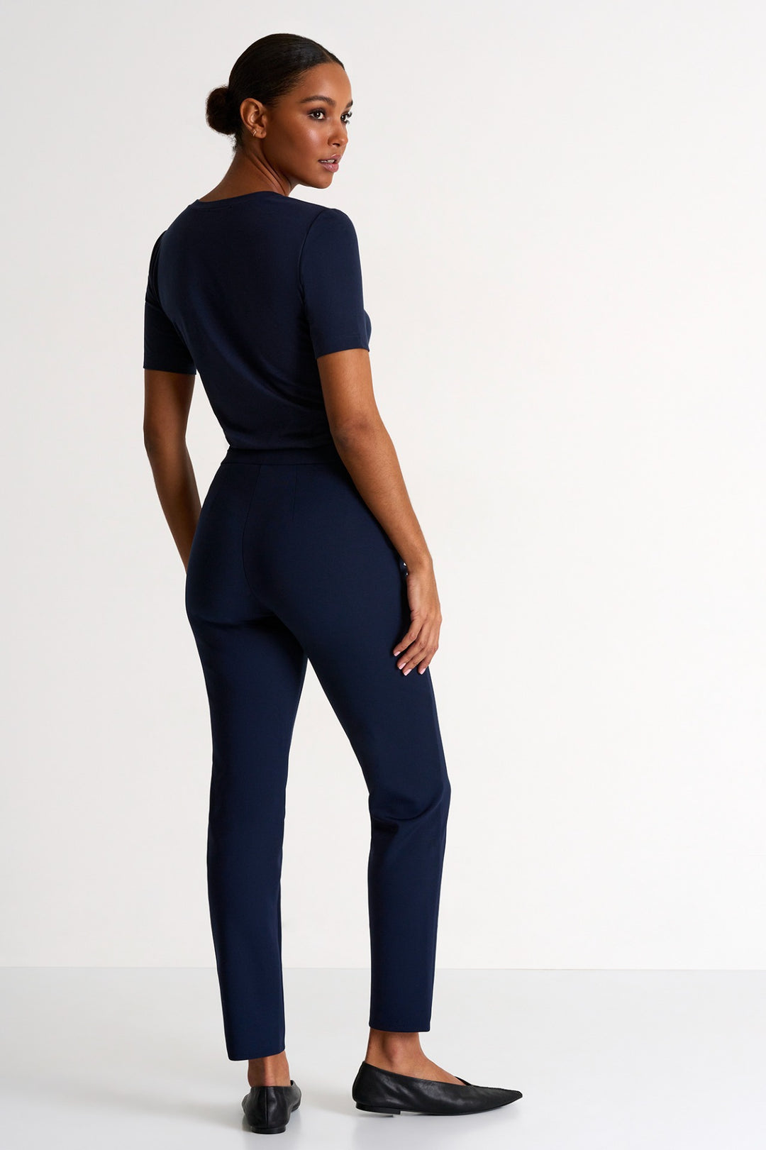 Straight Fit Trouser- Navy