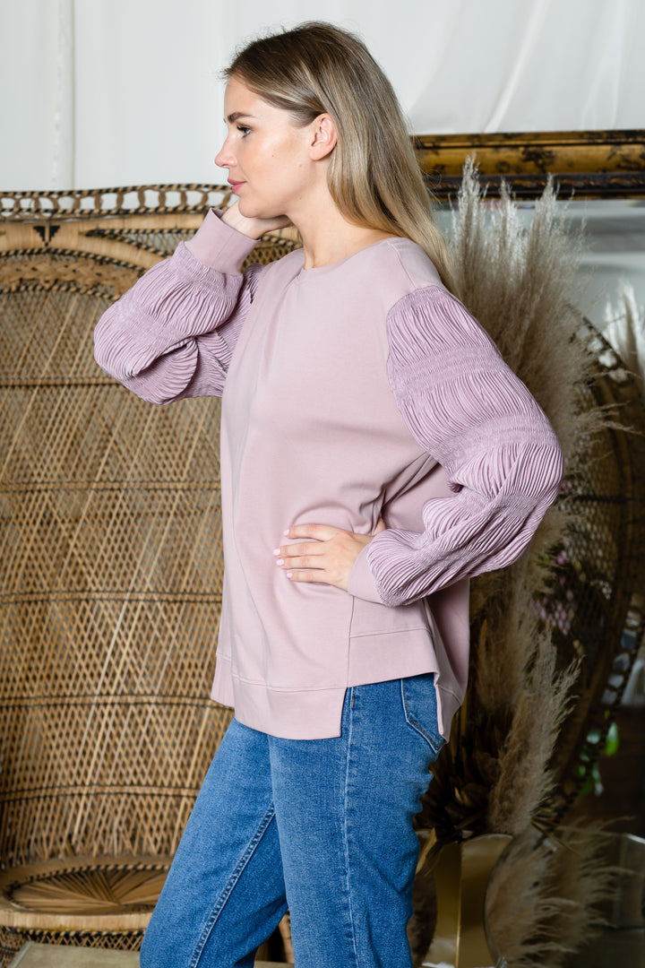 Radana Stretch Pointe Knit Top