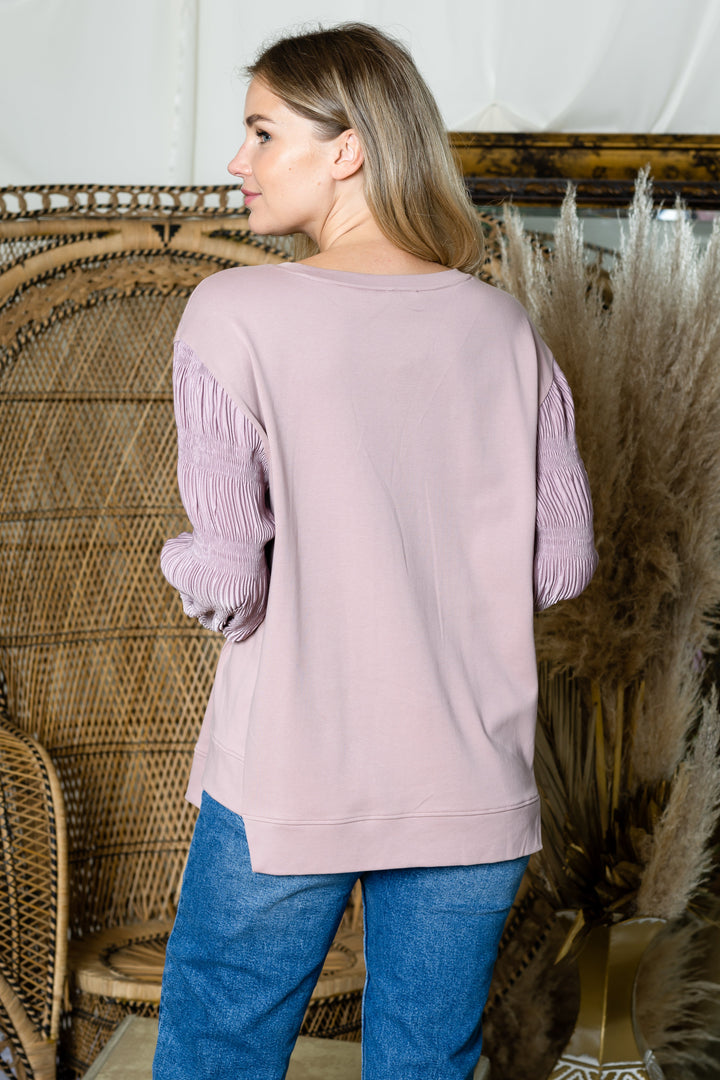 Radana Stretch Pointe Knit Top
