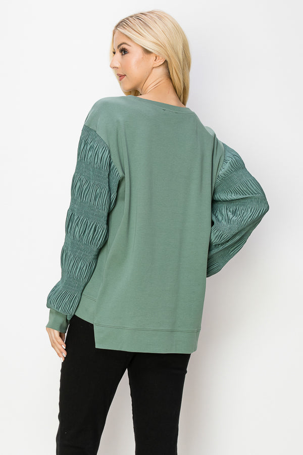 Radana Stretch Pointe Knit Top