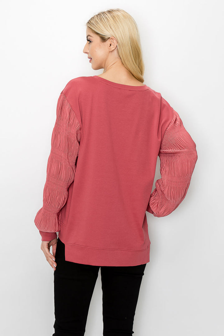 Radana Stretch Pointe Knit Top