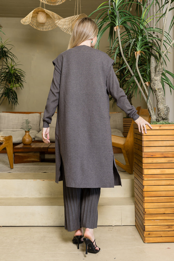 Sarie Stretch Knitted Sweater Vest