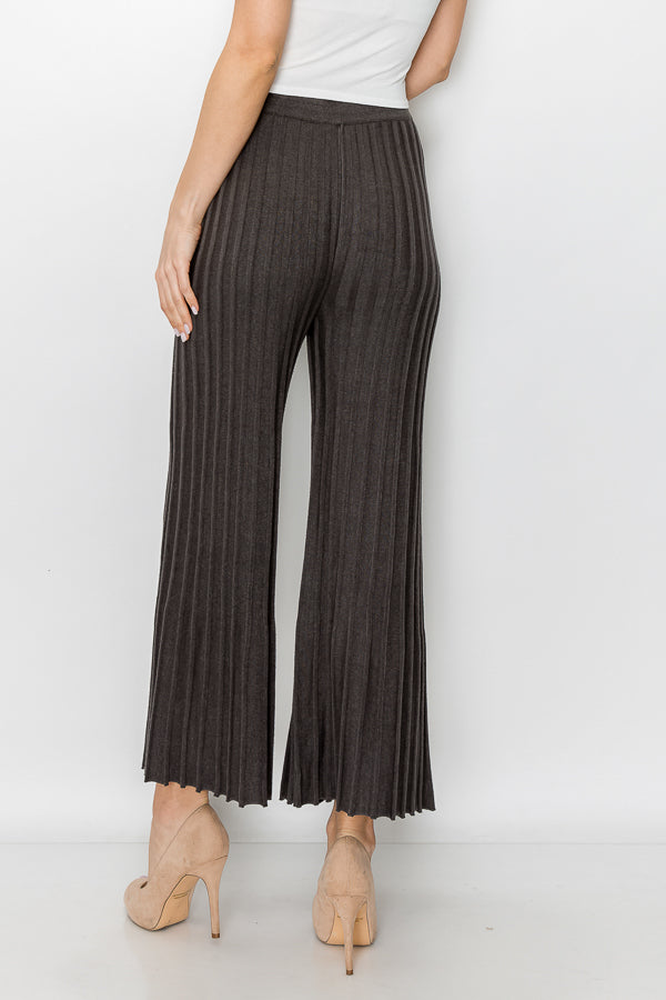 Selie Stretch Knitted Ribbed Pant