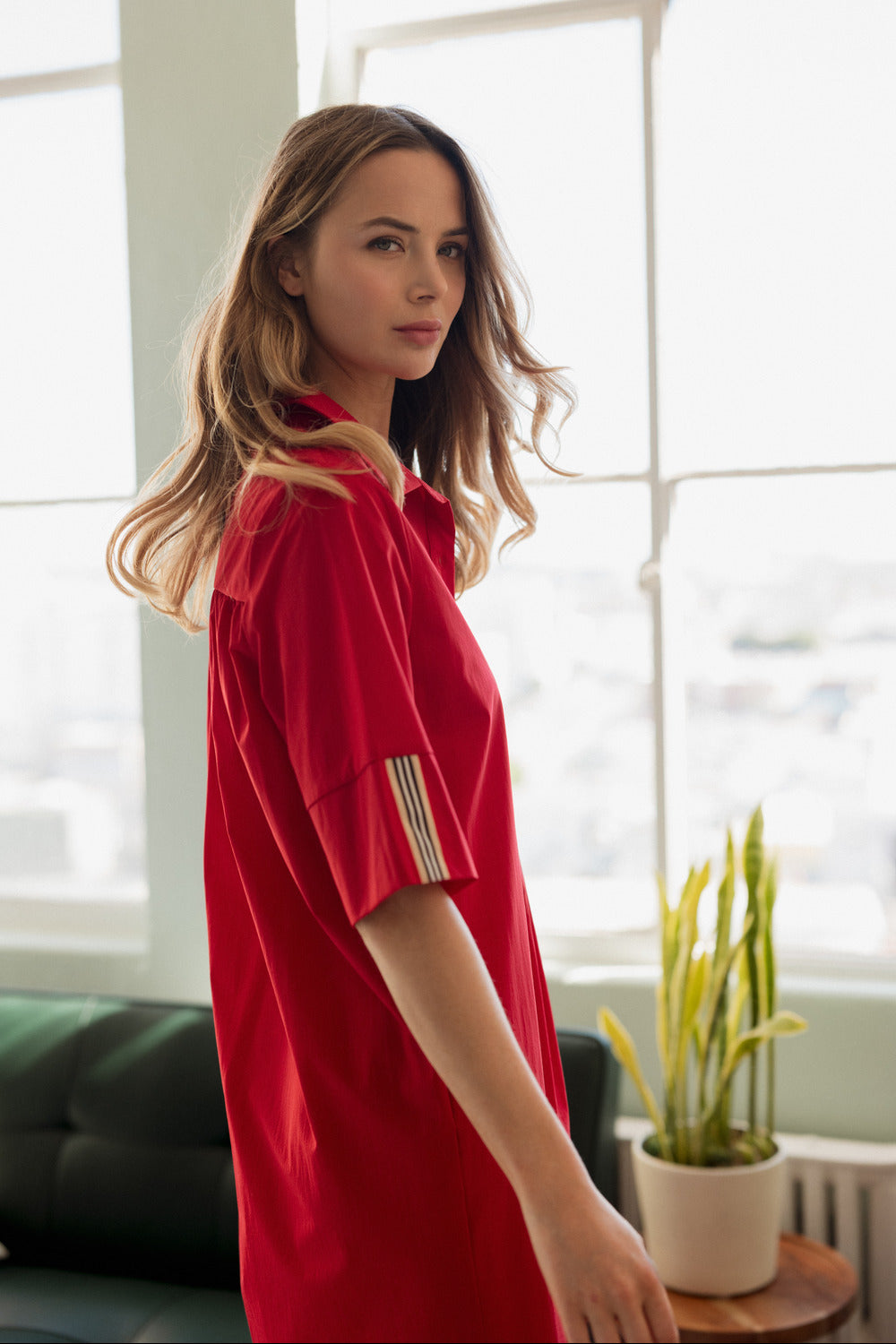 Wendi Woven Tunic Dress