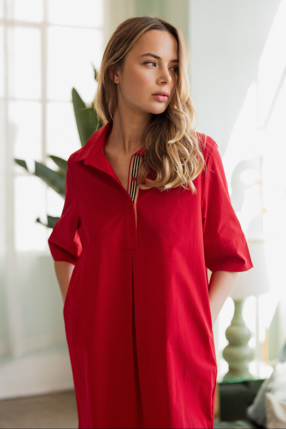 Wendi Woven Tunic Dress