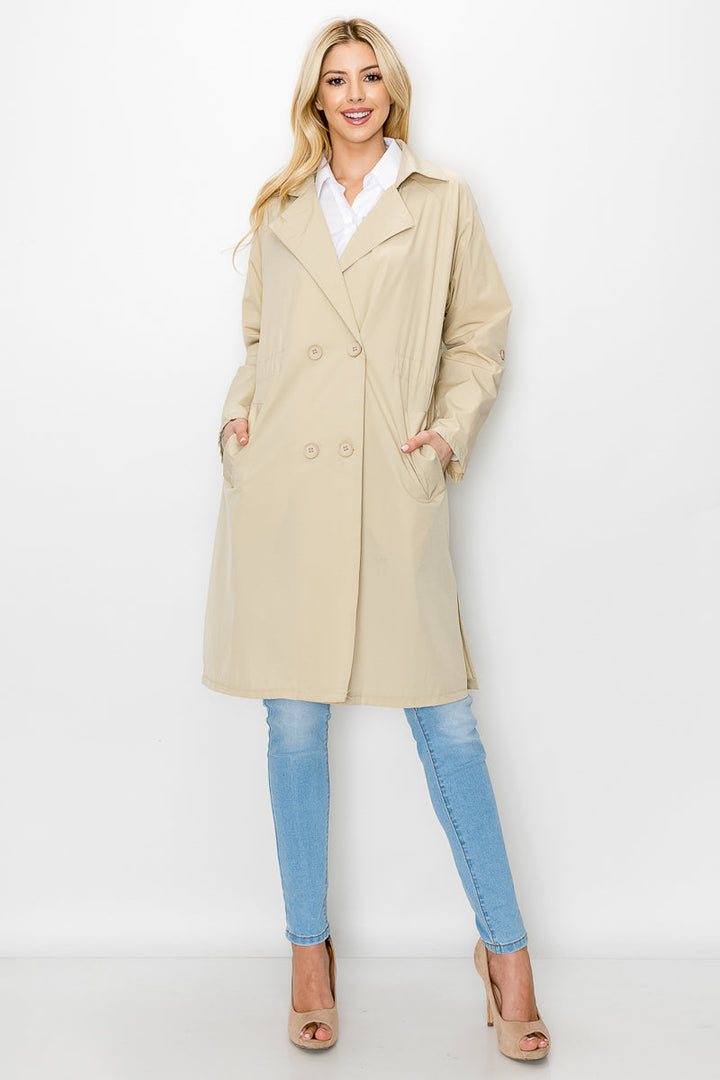 Jamia Woven Trench Coat