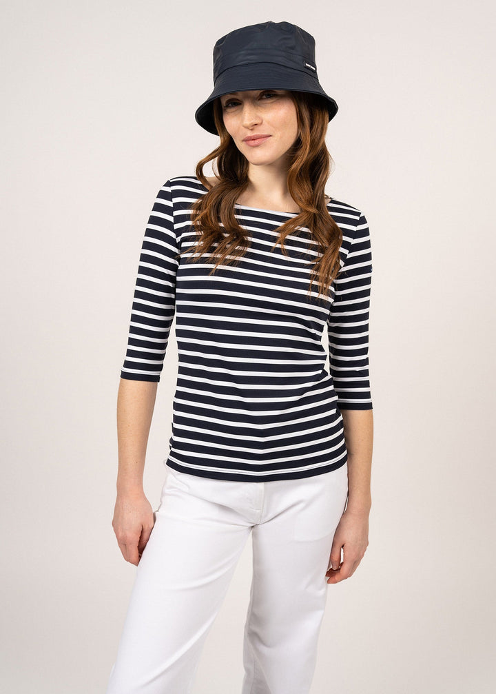 GARDE-COTE III - Nautical Striped Sport Top (NAVY / WHITE)