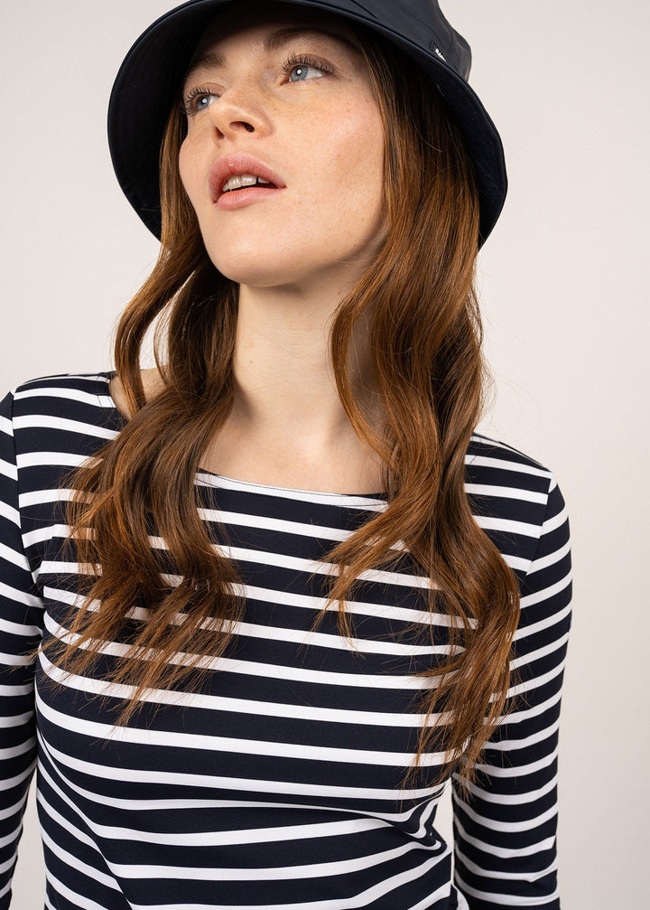 GARDE-COTE III - Nautical Striped Sport Top (NAVY / WHITE)