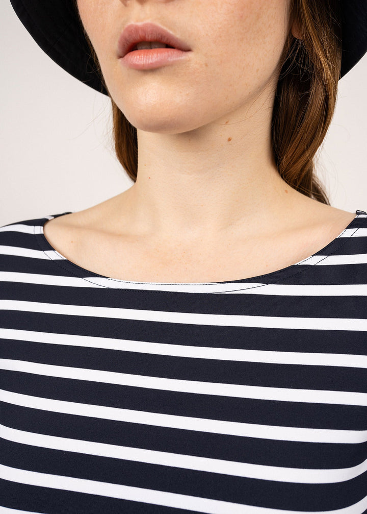 GARDE-COTE III - Nautical Striped Sport Top (NAVY / WHITE)